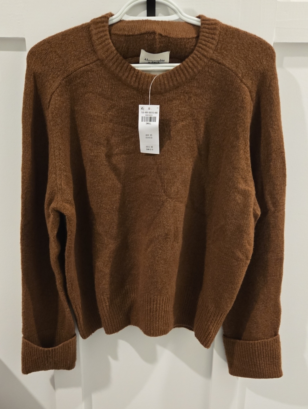 Nwt Abercrombie & Fitch Madeline Sweater Sz Small Brown E